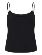 Top Bacara Tops T-shirts & Tops Sleeveless Black Mango