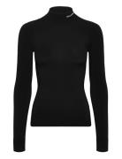 Classic Turtle Neck Tops T-shirts & Tops Long-sleeved Black Karl Lager...