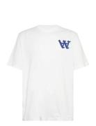 Wwasa Gothic T-Shirt Tops T-shirts Short-sleeved White Double A By Woo...