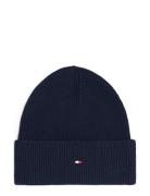 Essential Flag Beanie Accessories Headwear Beanies Navy Tommy Hilfiger