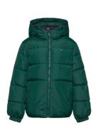 Essential Down Jacket Toppatakki Green Tommy Hilfiger