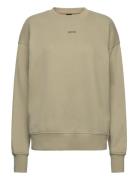 C_Eteia_Small_Logo Tops Sweat-shirts & Hoodies Sweat-shirts Beige BOSS