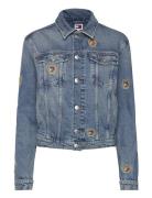 Izzie Slim Aocr Jckt Dh6134 Farkkutakki Denimtakki Blue Tommy Jeans