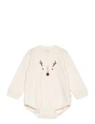 Body Ls Sweat Bodies Long-sleeved White Minymo