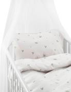 2-Dels Set Alvin Beige Spjälsäng Home Sleep Time Bed Sets White Borgan...