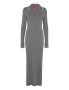 Alyssacras Dress Maksimekko Juhlamekko Grey Cras