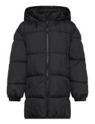 Quilted Long Coat Toppatakki Black Mango