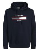 Jjsouth Sweat Hood Tops Sweat-shirts & Hoodies Hoodies Navy Jack & J S