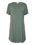 Bamboo Short Sleeve Nightdress With Yöpaita Green Lady Avenue