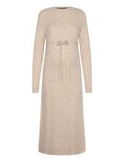 Vmmlefile Ls Boatneck Calf Dress Noos Polvipituinen Mekko Cream Vero M...