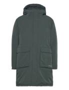 Channing Padded Parka Coat Parka Takki Khaki Green Les Deux