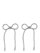 Pcpernille Bow Earrings Korvakoru Korut Silver Pieces