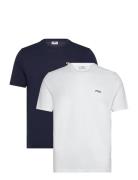 Brod Tee / Double Pack Sport T-shirts Short-sleeved White FILA