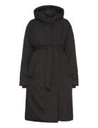 Vmmsofie Soa Long Coat Topattu Pitkä Takki Black Vero Moda Maternity