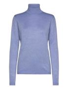 Srmarla Rollneck Knit Tops Knitwear Turtleneck Blue Soft Rebels