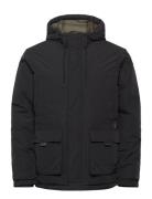 Outerwear Vuorillinen Takki Topattu Takki Black Blend