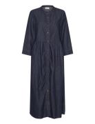 Aliyall Maxi Dress Ls Maksimekko Juhlamekko Blue Lollys Laundry