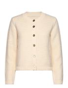 Leonidapw Ca Tops Knitwear Cardigans Cream Part Two