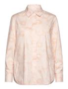 Tilla Unikko Tops Shirts Long-sleeved Pink Marimekko