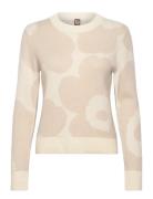 Aukio Unikko Tops Knitwear Jumpers Cream Marimekko