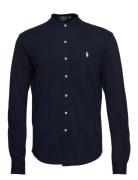 Featherweight Mesh Shirt Tops Shirts Casual Navy Polo Ralph Lauren