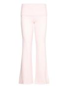 Knitted Lounge Trousers Pyjamahousut Olohousut Pink Gina Tricot