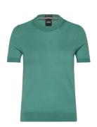 Falyssiasi Tops Knitwear Jumpers Green BOSS