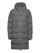 Alta Long Puffer Jacket W3T4 Topattu Pitkä Takki Grey Rains