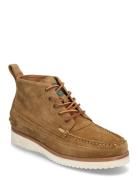 Suede Ranger Work Boot Nyörisaappaat Brown Polo Ralph Lauren