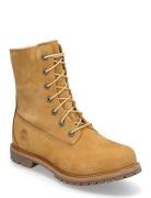 Timberland Authentic Mid Warm Lined Waterproof Boot Wheat Shoes Boots ...