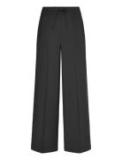 Lr-Irmelin Bottoms Trousers Wide Leg Black Levete Room