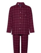 Plaid Flannel Pajama Set Pyjama Red Polo Ralph Lauren Underwear