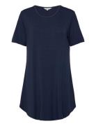 Bamboo Bigshirt Yöpaita Navy Lady Avenue