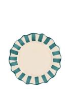 Pine Scalloped Dinner Plate Home Tableware Plates Dinner Plates Green ...