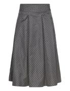 Cmsimi-Skirt Polvipituinen Hame Grey Copenhagen Muse