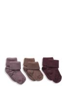 Wool Rib Baby Socks - 3-Pack Sukat Multi/patterned Mp Denmark