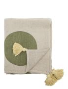 Clennie Throw Home Textiles Cushions & Blankets Blankets & Throws Beig...