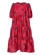 Lilicras Dress Polvipituinen Mekko Red Cras