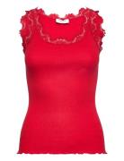 Rwbliss Sl Top Tops T-shirts & Tops Sleeveless Red Rosemunde