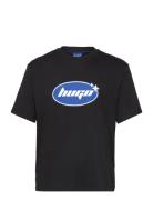 Nugoclean Tops T-shirts Short-sleeved Black HUGO BLUE