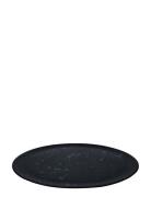 Raw Nordic Black - Round Dish 34 Cm 1 Pcs Home Tableware Plates Dinner...