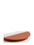 Half Moon Shelf, Terracotta, Small Home Furniture Shelves Orange MOEBE