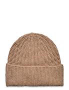 Corinne Rib Hat Accessories Headwear Beanies Beige Filippa K