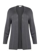 Kcfarsia Cardigan Tops Knitwear Cardigans Black Kaffe Curve