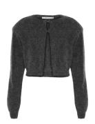 Debbiegz Short Cardigan Tops Knitwear Cardigans Grey Gestuz