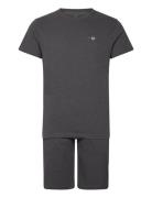 Pajama Set T-Shirt And Shorts Pyjama Grey GANT