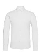 Yarn Dyed Oxford Superflex Shirt Tops Shirts Casual White Lindbergh