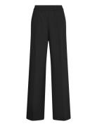Garos_All Bottoms Trousers Wide Leg Black HUGO
