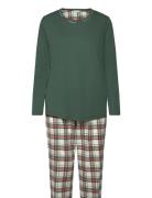 Cotton Flannel Pyjamas Pyjama Green Lady Avenue