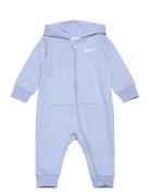 Nike Baby Essentials Hooded Coverall Pitkähihainen Body Blue Nike